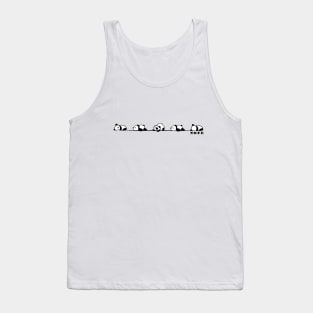 Lazy Panda Tank Top